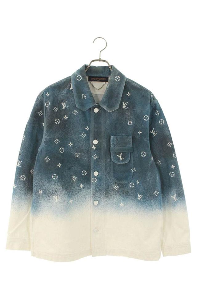 ルイヴィトン サイズ:M  20SS  RM201M QYZ HIS09W モノグラムグラデーション長袖シャツ 中古 SB01