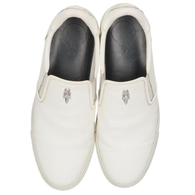 クロムハーツ サイズ:43 SLIP ON スリッポン ダガー装飾レザー