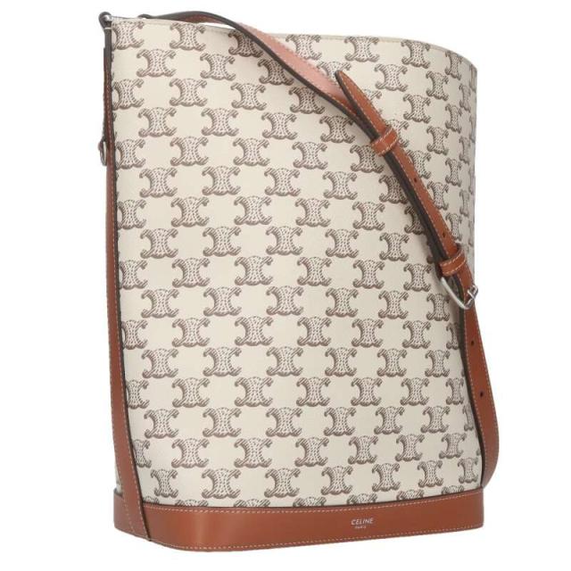 セリーヌ   116332FRC トリオンフキャンバス バケットショルダーバッグ 中古 OM10