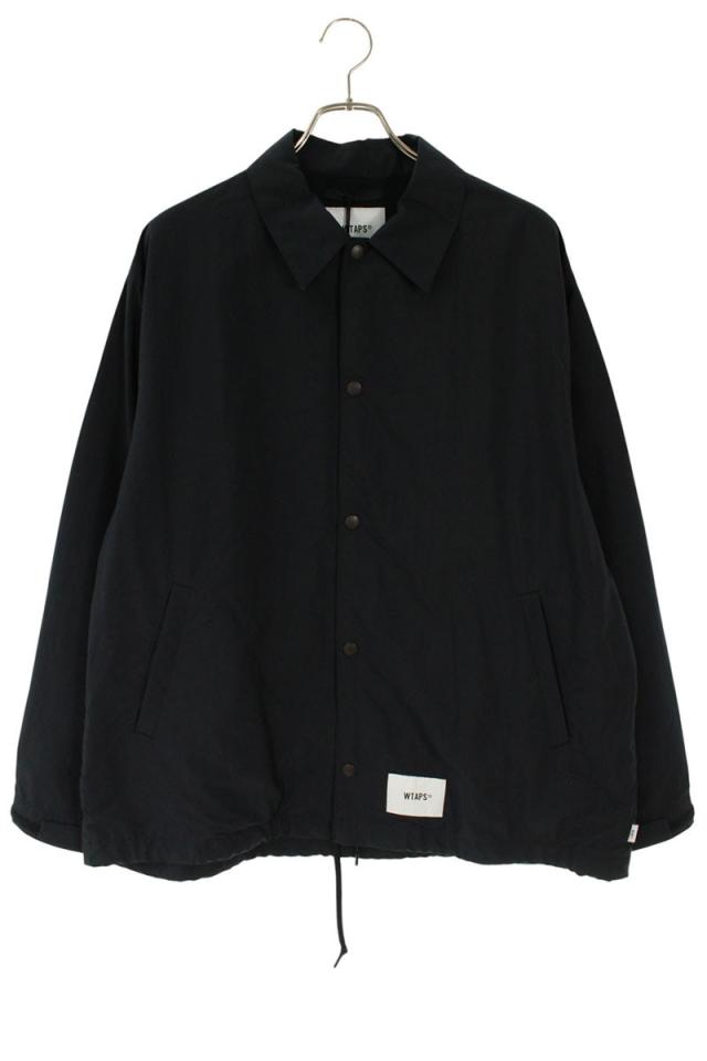 ダブルタップス サイズ:3  23AW  CHIEF JACKET NYLON WEATHER SIGN 232TQDT-JKM01 ナイロン ウェザー チーフコーチジャケット 中古 BS99