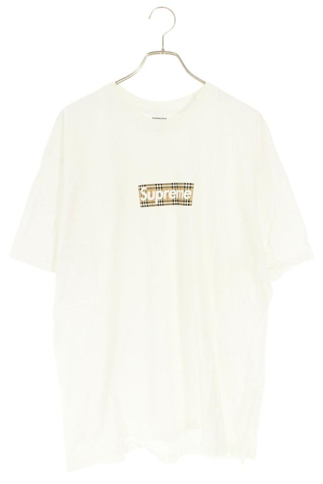 シュプリーム  バーバリー サイズ:XL  22SS  Burberry Box Logo Tee バーバリーボックスロゴTシャツ 中古 SB01