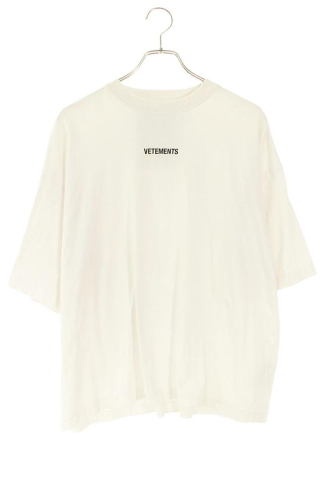 ヴェトモン サイズ:S  21SS  UE51TR540W ロゴパッチTシャツ 中古 BS99
