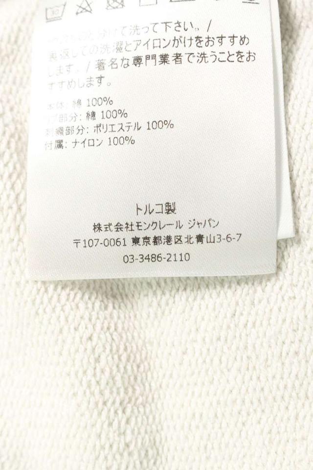 モンクレール サイズ:XL H10918G00014 809KR ロゴ刺繍スウェット 中古 OM10