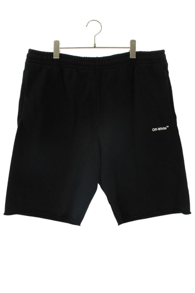 オフホワイト サイズ:XL  OMCI012C99FE003 バックアロースウェットハーフパンツ 中古 BS99