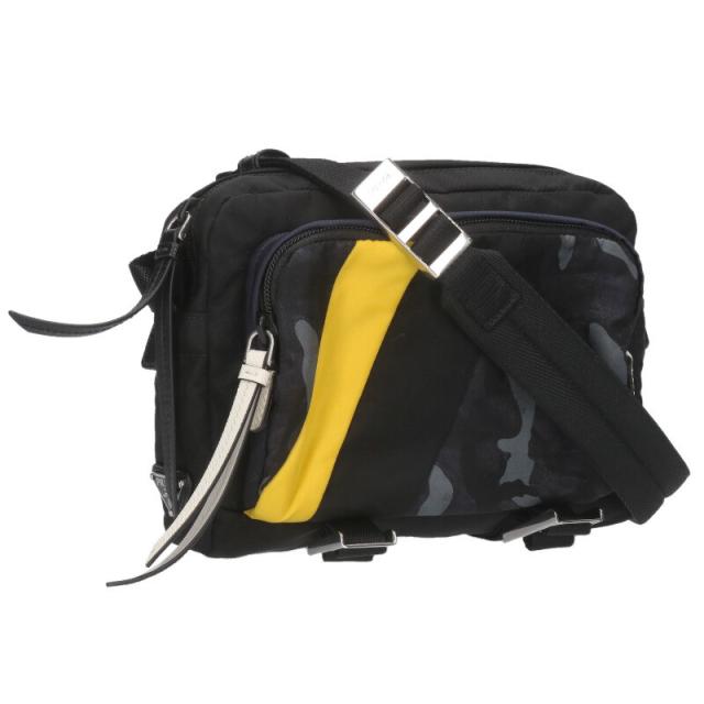 プラダ   2VH043 サフィアーノレザーナイロンショルダーバッグ 中古 BS99