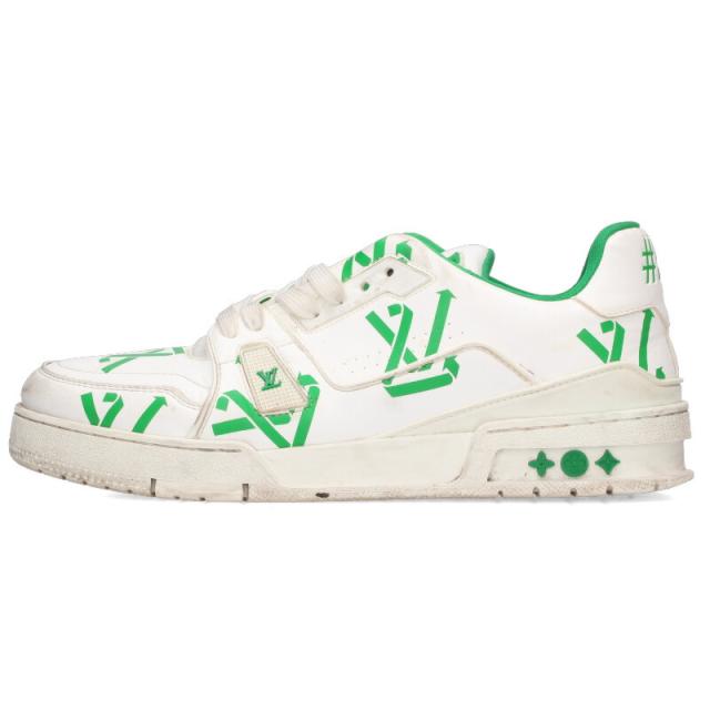 ルイヴィトン サイズ:8  LVトレイナー ローカットレザースニーカー 中古 SB01