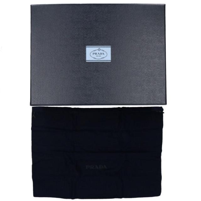 プラダ サイズ:37.5 三角プレートボアレザーブーツ 中古 BS99