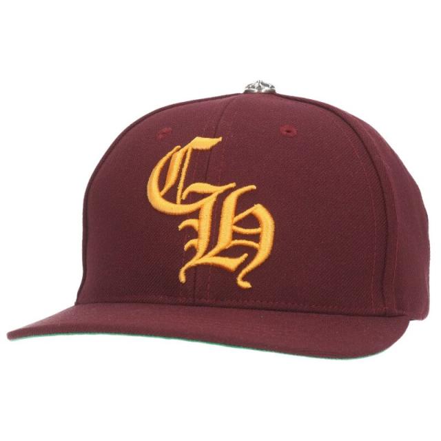 クロムハーツ サイズ:ONE SIZE  CH HAT CH刺繍ベースボールキャップ 中古 NO05