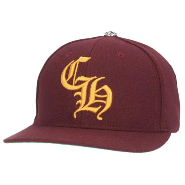 クロムハーツ サイズ:ONE SIZE  CH HAT CH刺繍ベースボールキャップ 中古 OK15