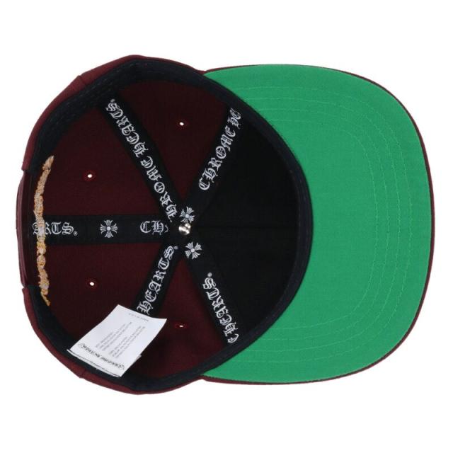 クロムハーツ サイズ:ONE SIZE CH HAT CH刺繍ベースボールキャップ