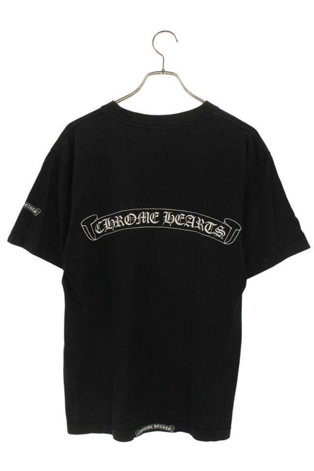 クロムハーツ サイズ:M  CH T-SHRT 3 スクロールラベルバックプリントTシャツ 中古 BS99 クロムハーツ サイズ:M CH T-SHRT 3 スクロールラベルバックプリントT