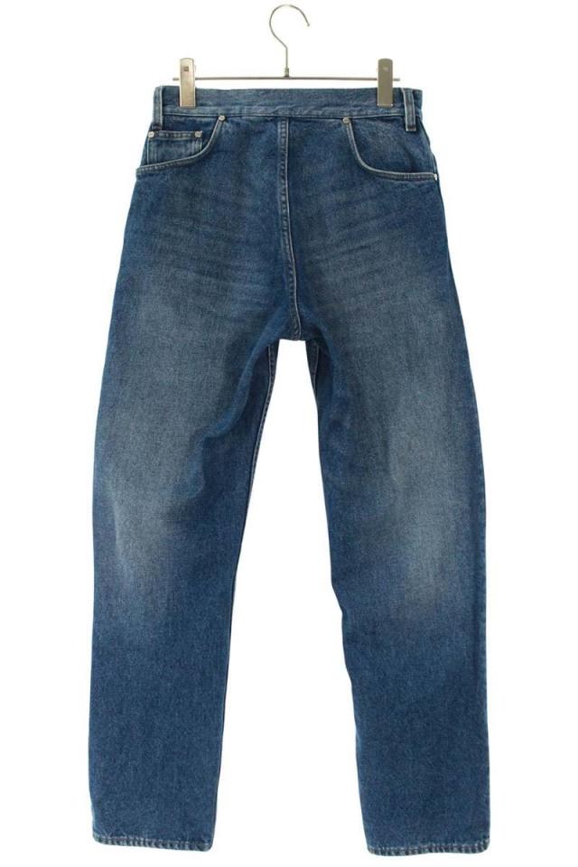 バーバリー サイズ:29/32  8025376 ロゴパッチストレートデニムパンツ 中古 BS99