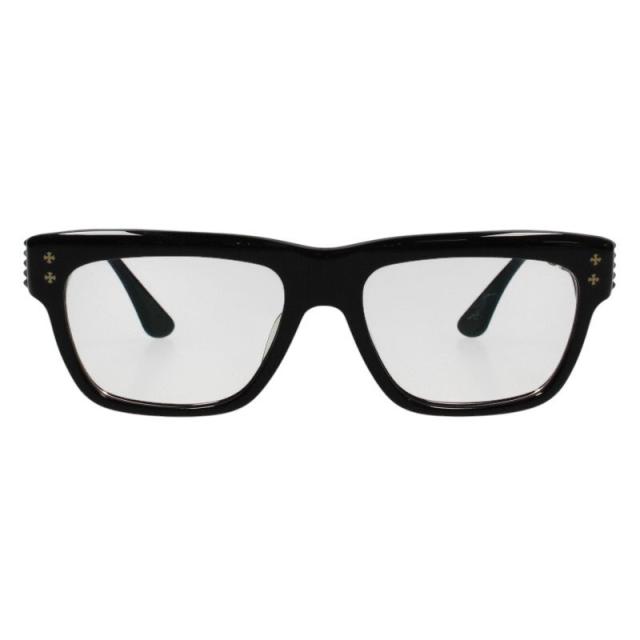 クロムハーツ サイズ:55□18-149  PUNKASS II ウェリントンクロステンプル眼鏡 中古 NO05
