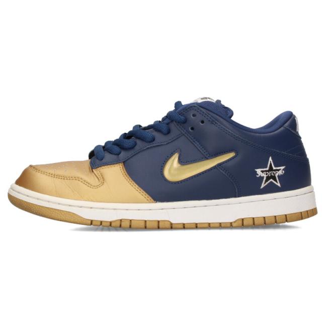 ナイキ シュプリーム サイズ:27.5cm 19AW DUNK LOW OG QS CK3480-700 ダンクロウスニーカー 中古 BS99