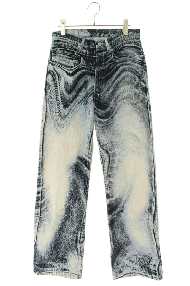 カンペール サイズ:28  AU00006 総柄ストレートデニムパンツ 中古 BS99