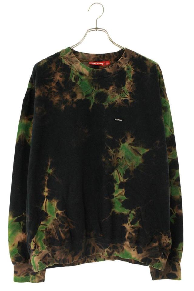 シュプリーム サイズ:XL 25AW SMALL BOX CREWNECK タイダイスモールボックススウェット 中古 OM10