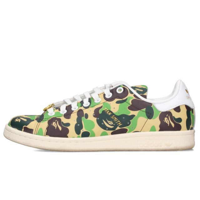 アディダス  アベイシングエイプ サイズ:26.5cm  Stan Smith IG8949 カモ柄スタンスミススニーカー 中古 BS99