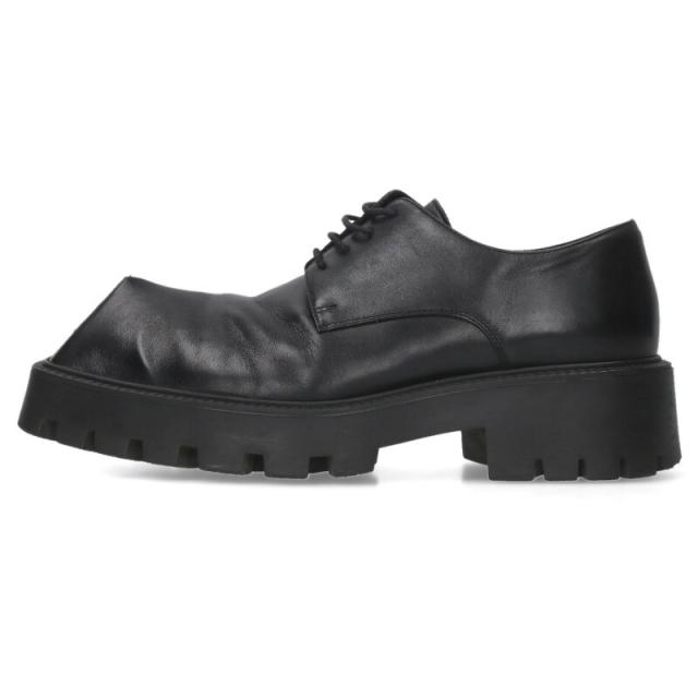 バレンシアガ サイズ:41  RHINO リノダービーレザーシューズ 中古 SB01