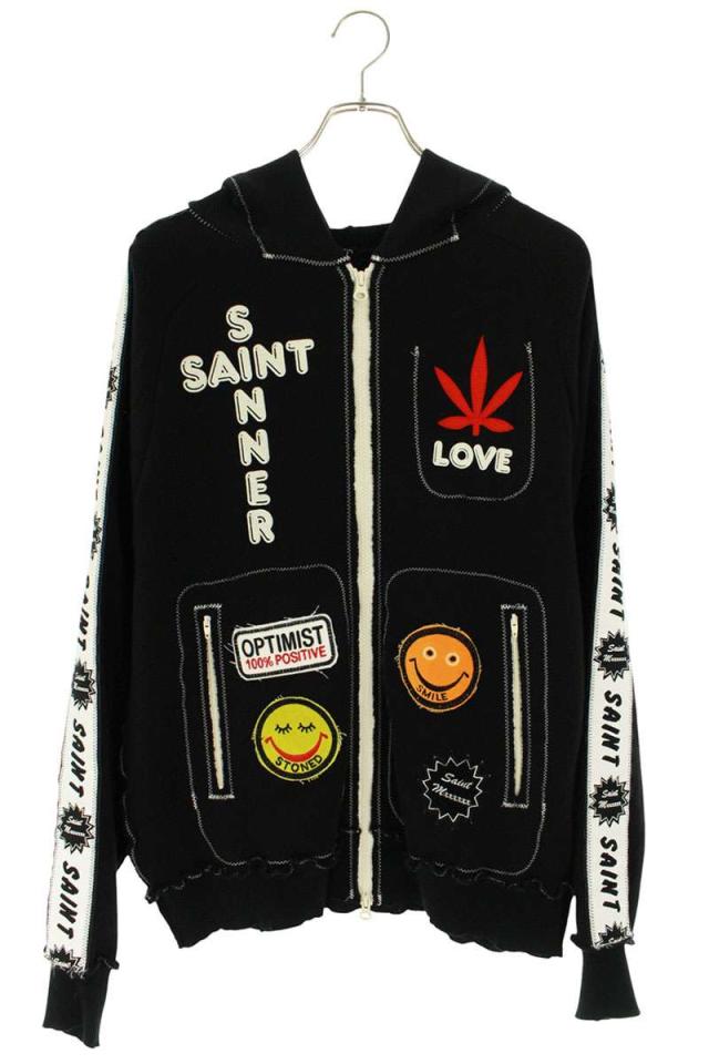 セントマイケル  アラブムーブメント サイズ:L  24AW  SM-YS1-0000-C44 ニットジャージーブルゾン 中古 OM10