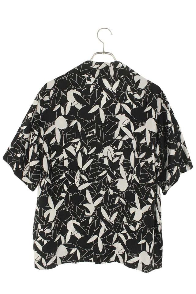 アミリ サイズ:S 総柄オープンカラー シルク半袖シャツ 中古 BS99