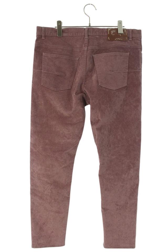 ディオール  トラヴィススコット サイズ:34インチ  22AW  193D011EY512 カクタスジャック ロゴ刺繍ベルベットデニムパンツ 中古 SB01 ディオール トラヴィススコット サイズ:34インチ 22AW 193D011EY512