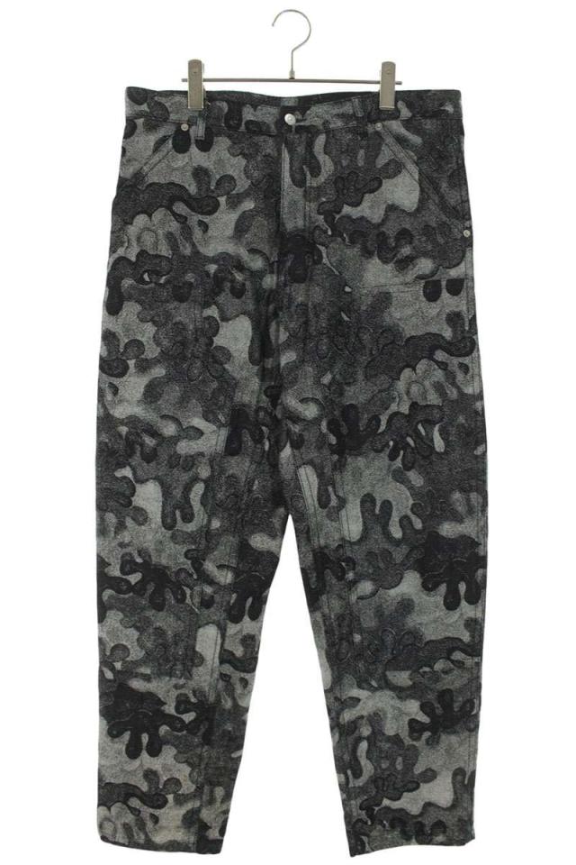 ディオール サイズ:34インチ  183D022A5340 ダブルニー 迷彩デニムパンツ 中古 BS99