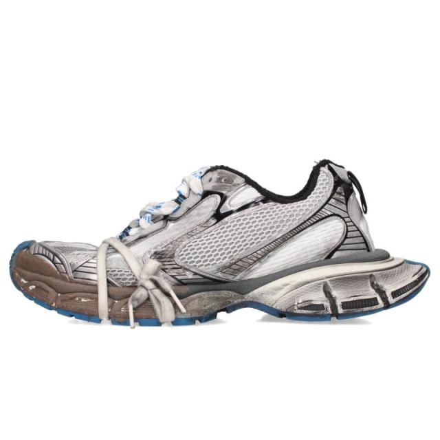 バレンシアガ サイズ:44  3XL ユーズド加工メッシュスニーカー 中古 OM10