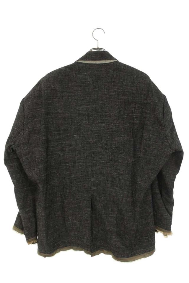 ミハラヤスヒロ サイズ:38 B13JK071 ツイードテーラードジャケット