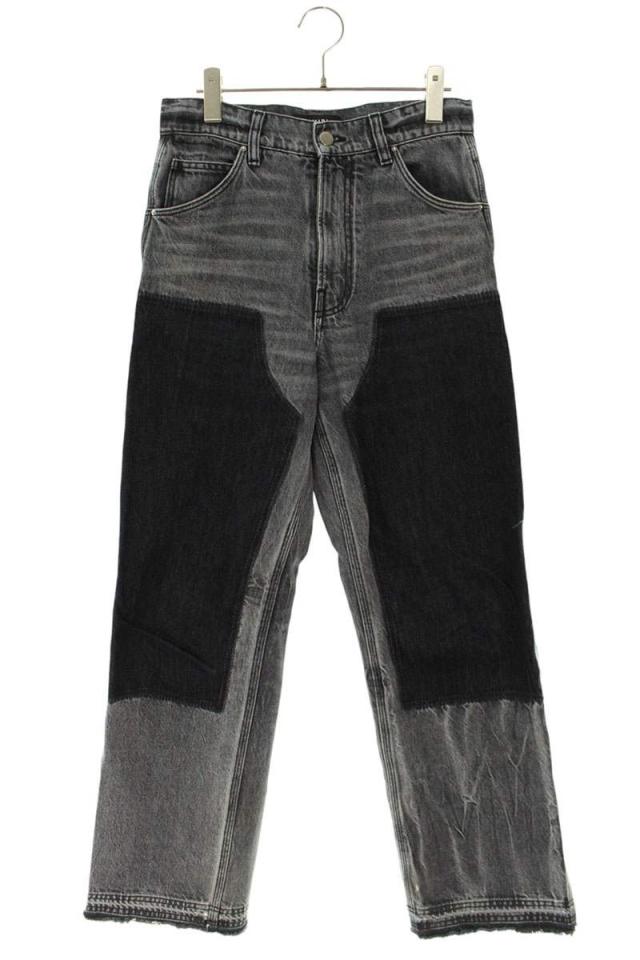 アミリ サイズ:25インチ ダブルニー染色デニムパンツ 中古 SB01