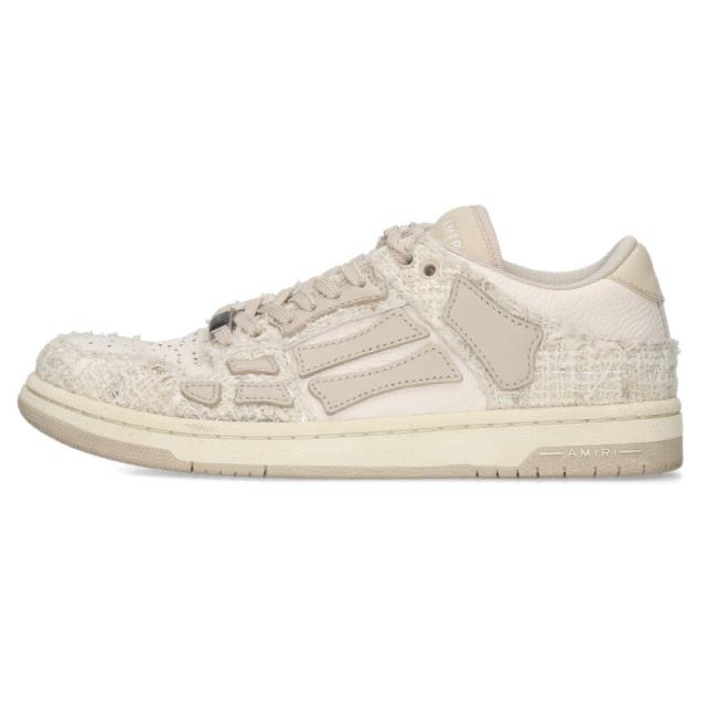 アミリ サイズ:37  BOUCLE SKEL TOP LOW スケルトップ ボーン ローカットスニーカー 中古 BS99