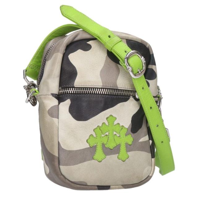 クロムハーツ   TAKA MINI LTHR タカミニ カモフラ柄レザーパッチショルダーバッグ 中古 NO05