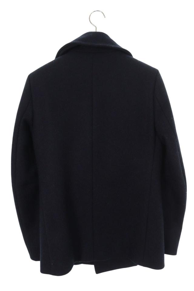 バルマン サイズ:46 T231 B784 裏地キルティング金ボタンウールPコート