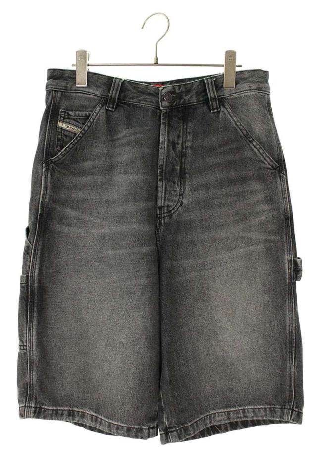 ディーゼル サイズ:27 D-LIVERY-SHORT デニムカーペンターハーフパンツ 中古 BS99