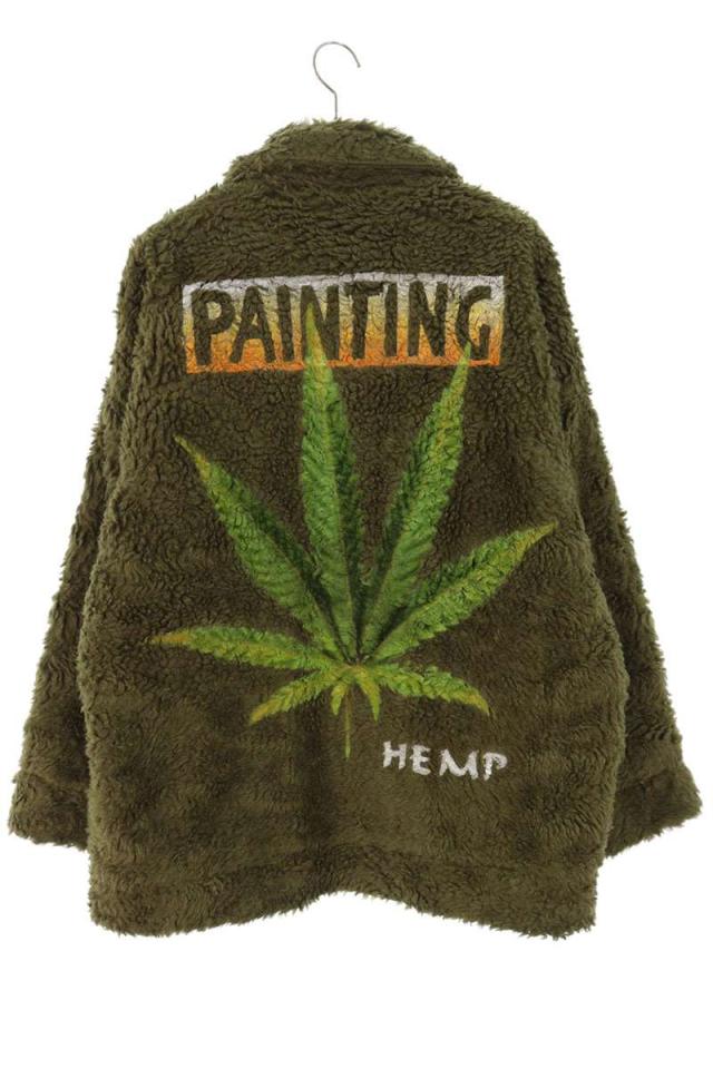 ダブレット サイズ:L 25AW10BL227 ハンドペイントフェイクファーコート 中古 SB01 ダブレット サイズ:L 25AW10BL227 ハンドペイントフェイクファーコート