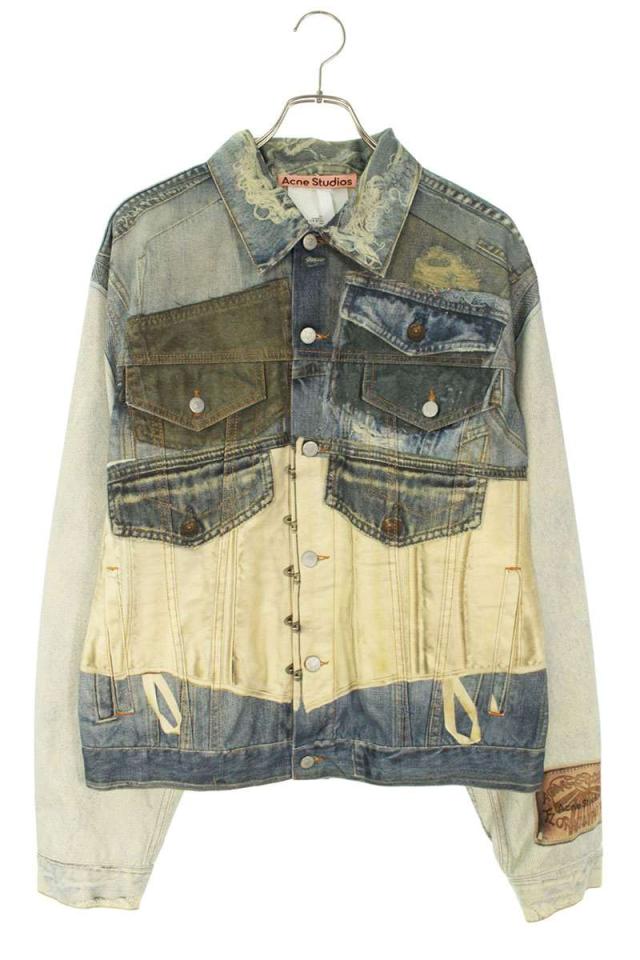 アクネストゥディオズ サイズ:50 FN-MN-OUTW001049 トロンプルイユデニムジャケット 中古 SB01