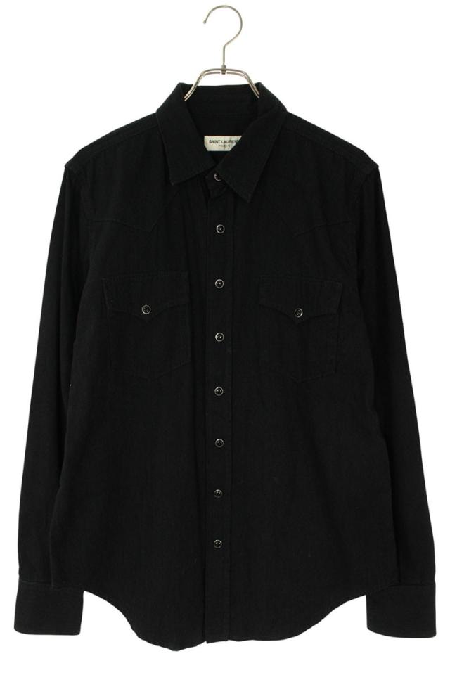 サンローランパリ サイズ:L 597059 YM881 ウエスタン長袖シャツ 中古 SS13