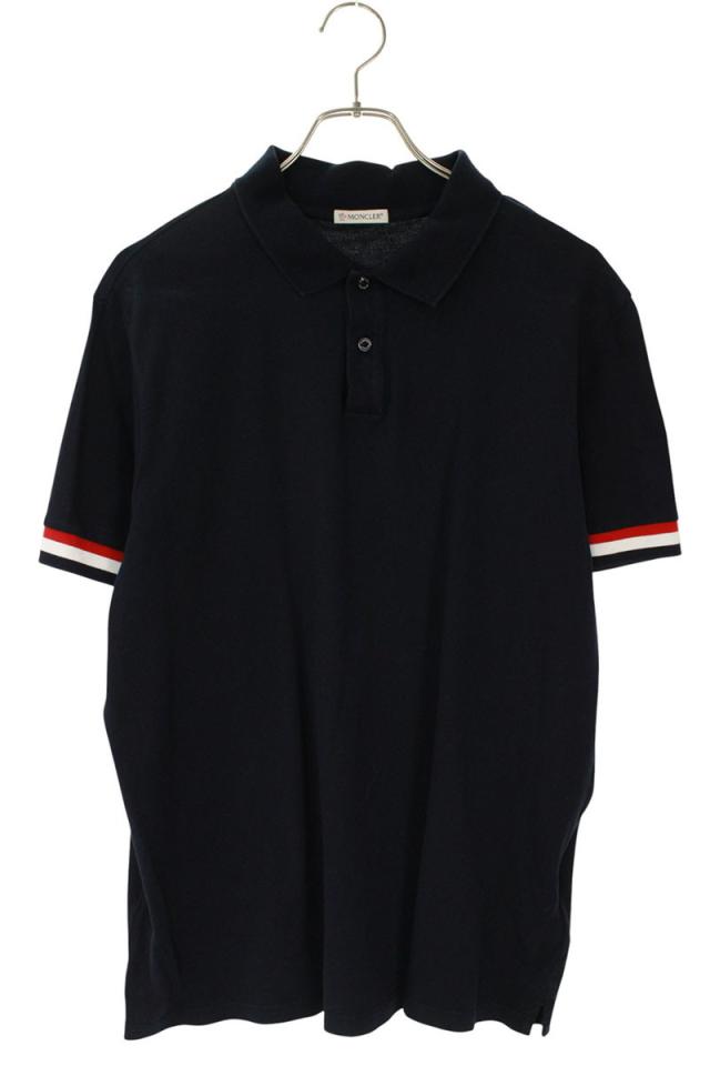 モンクレール サイズ:XL  H10918A00023 袖ワッペン半袖ポロシャツ 中古 BS99