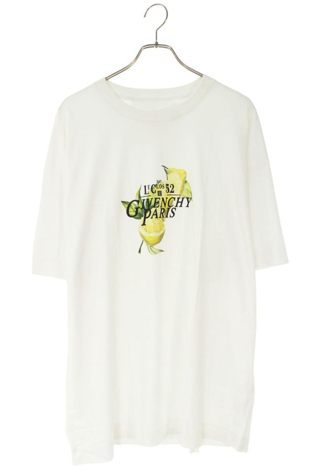 ジバンシィ サイズ:XL  BM71JA3YN6 フロントプリントTシャツ 中古 BS99