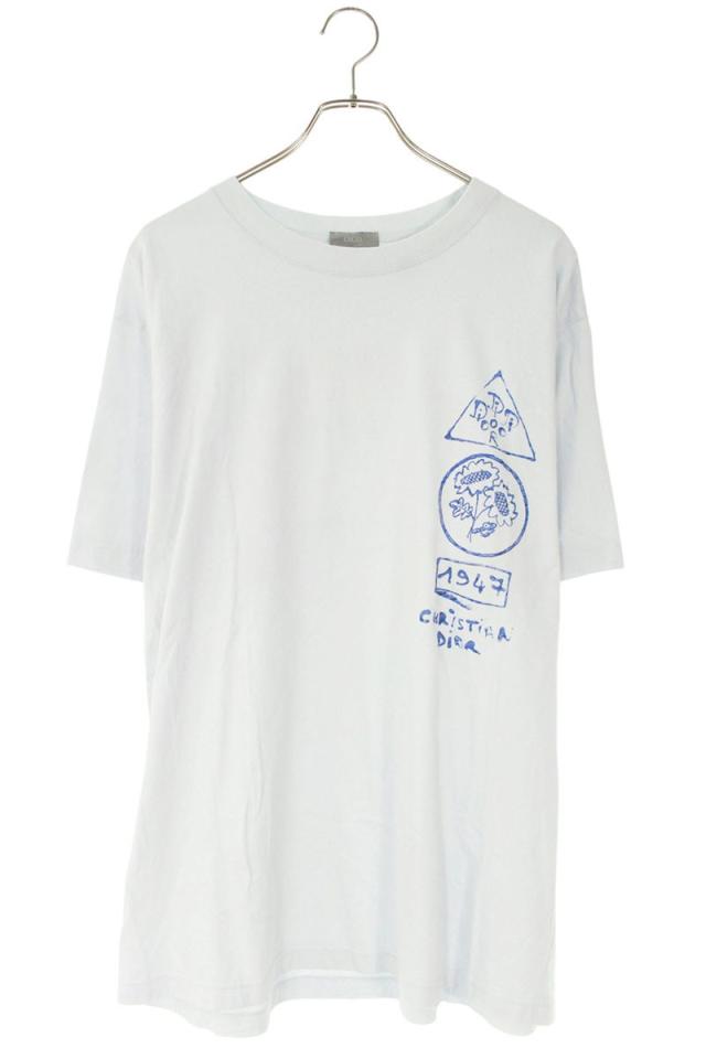ディオール サイズ:XL  583J696B0817 Hylton Nel プリントTシャツ 中古 BS99