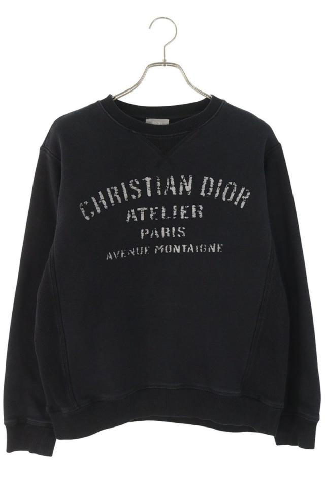 ディオール サイズ:M  043J655A0531 アトリエロゴクルーネックスウェット 中古 OM10