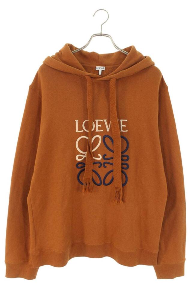 ロエベ サイズ:XL  H526Y25X02 アナグラム刺繍プルオーバーパーカー 中古 SS13