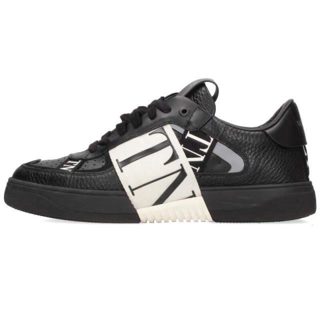 ヴァレンティノガラヴァーニ サイズ:40  TUC58Y2 ロゴローカットレザースニーカー 中古 BS99