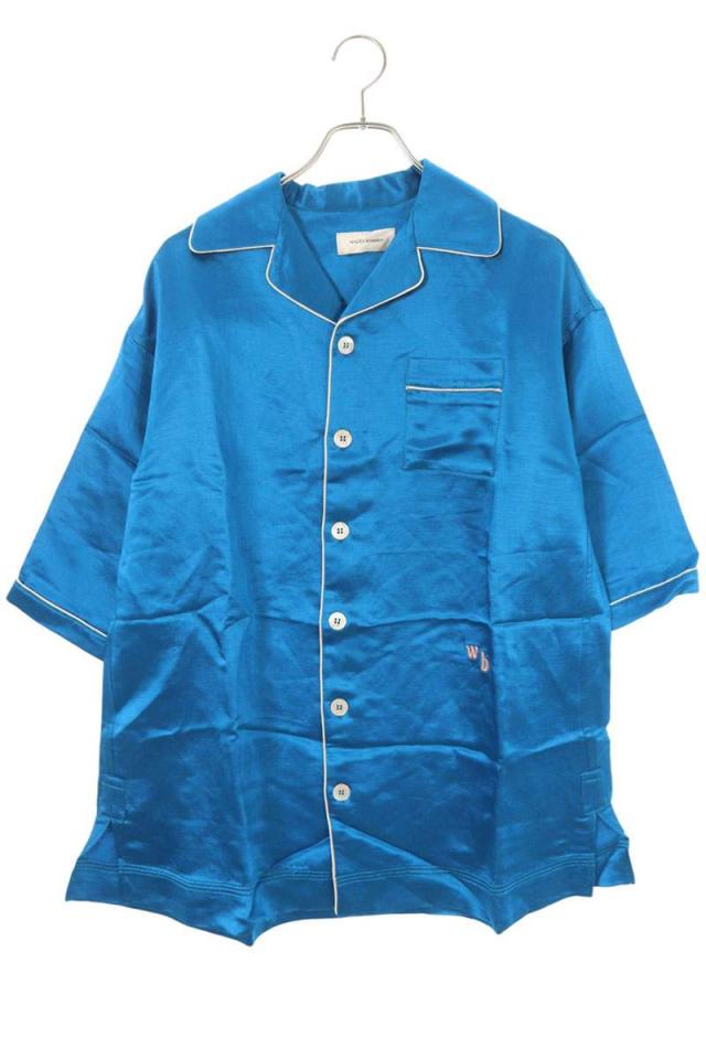 ウェールズボナー サイズ:46 ヘヴィサテンパジャマ半袖シャツ 中古 BS99