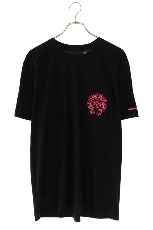 クロムハーツ サイズ:L  CH T-SHRT 1 バックホースシュープリントTシャツ 中古 SS07