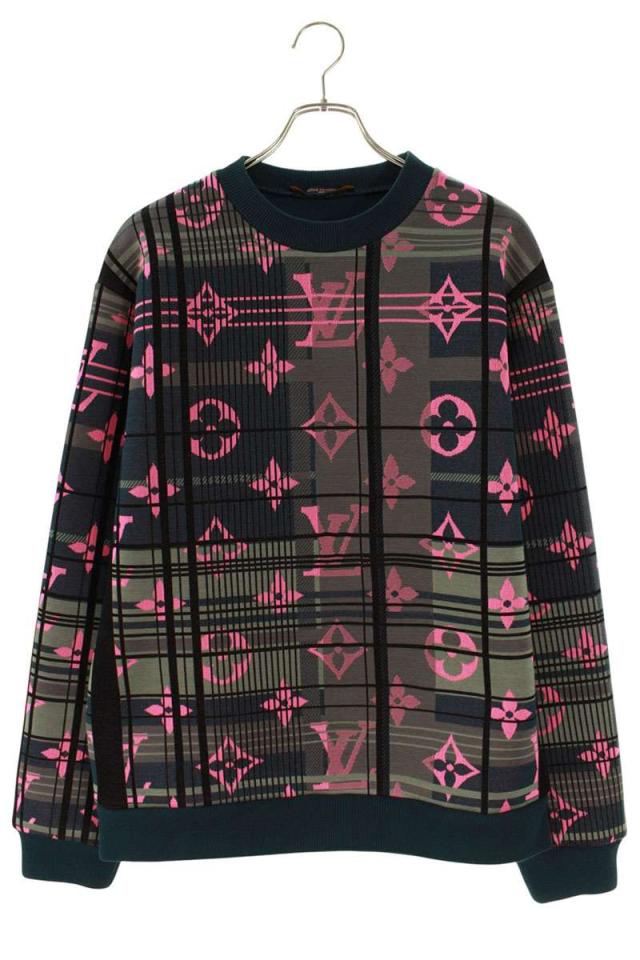 ルイヴィトン サイズ:L  HKY75WZRW モノグラムジャガードスウェット 中古 OM10