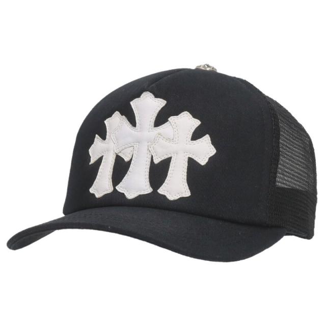 クロムハーツ サイズ:ONE SIZE TRUCKER CAP トラッカーキャップ 3セメタリーパッチキャップ帽子 中古 SJ02