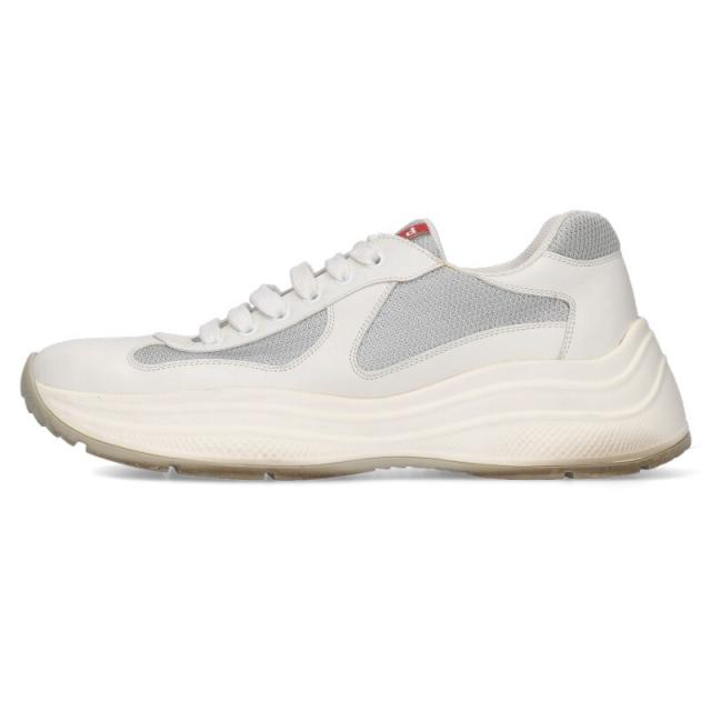 プラダ サイズ:8.5  4E3494 レザーローカットスニーカー 中古 BS99