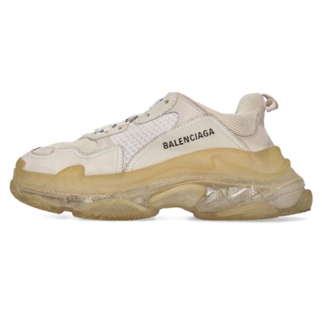 バレンシアガ サイズ:38  TRIPLE S TRAINERS トリプルエスレースアップスニーカー 中古 BS99