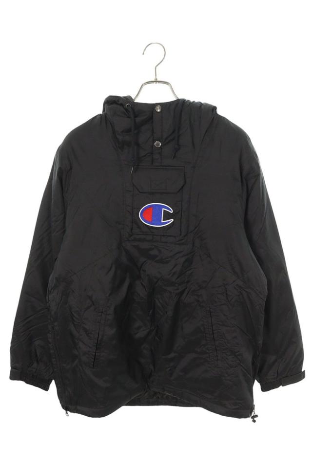シュプリーム  チャンピオン サイズ:M  18SS  Pullover Parka プルオーバーパーカーブルゾン 中古 OM10