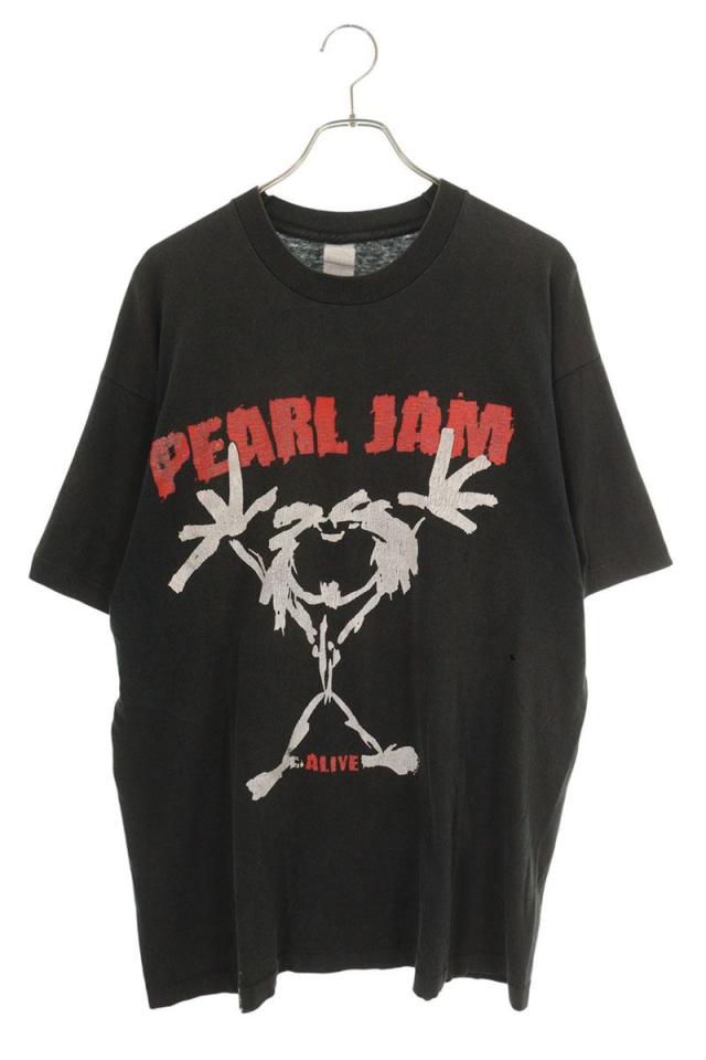 ヴィンテージ サイズ:XL  PEARL JAM パールジャム 90S ALIVEプリントTシャツ 中古 SB01